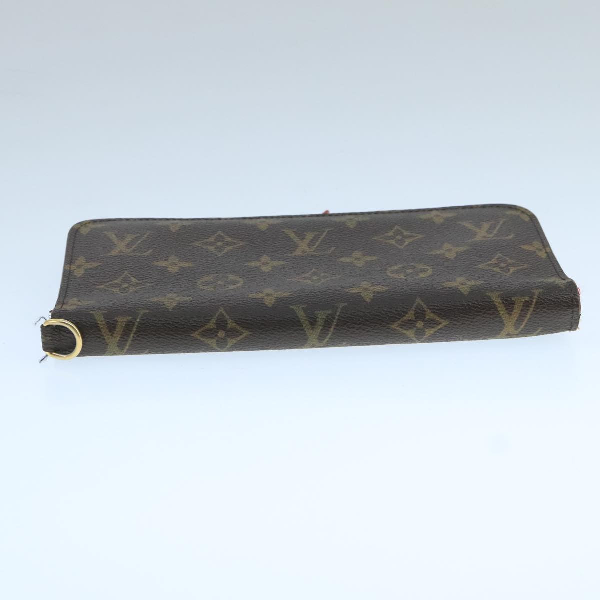 LOUIS VUITTON Monogram Portefeuille Insolite Long Wallet Red M60250 106427