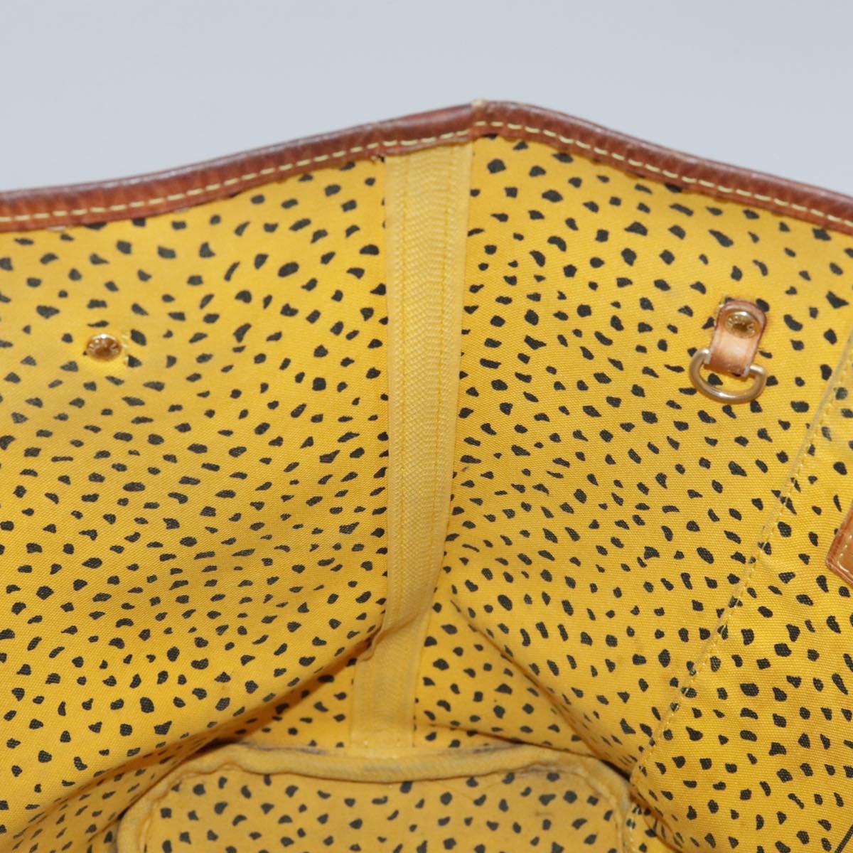 LOUIS VUITTON Monogram Yayoi Kusama Neverfull MM Bag Yellow M40685 106432