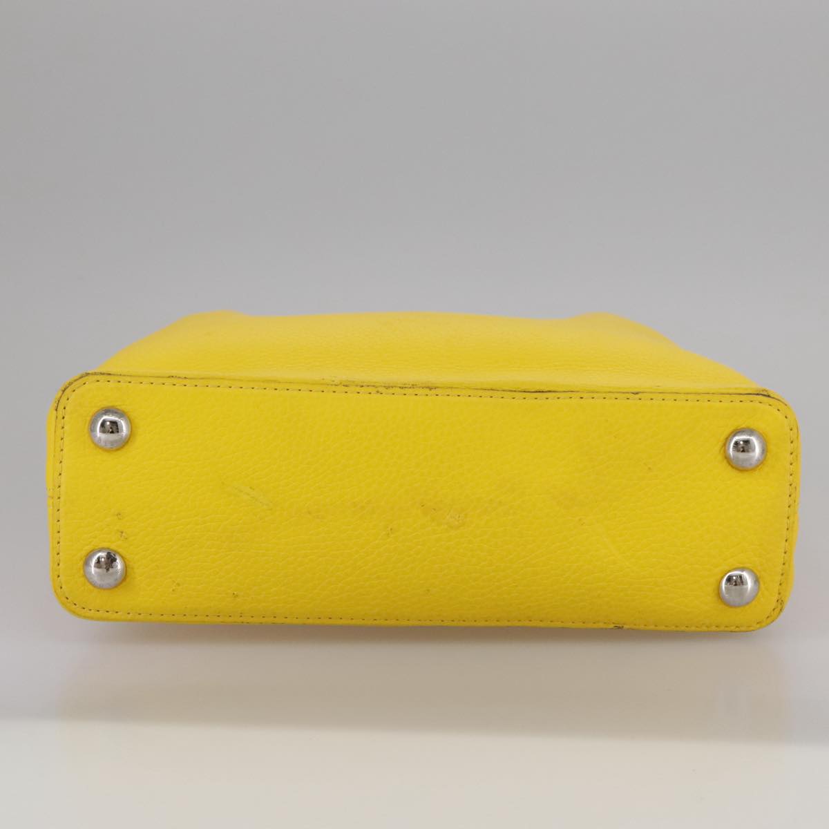 LOUIS VUITTON Capusine BB Bag Taurillon Leather 2way Yellow M59434 106437
