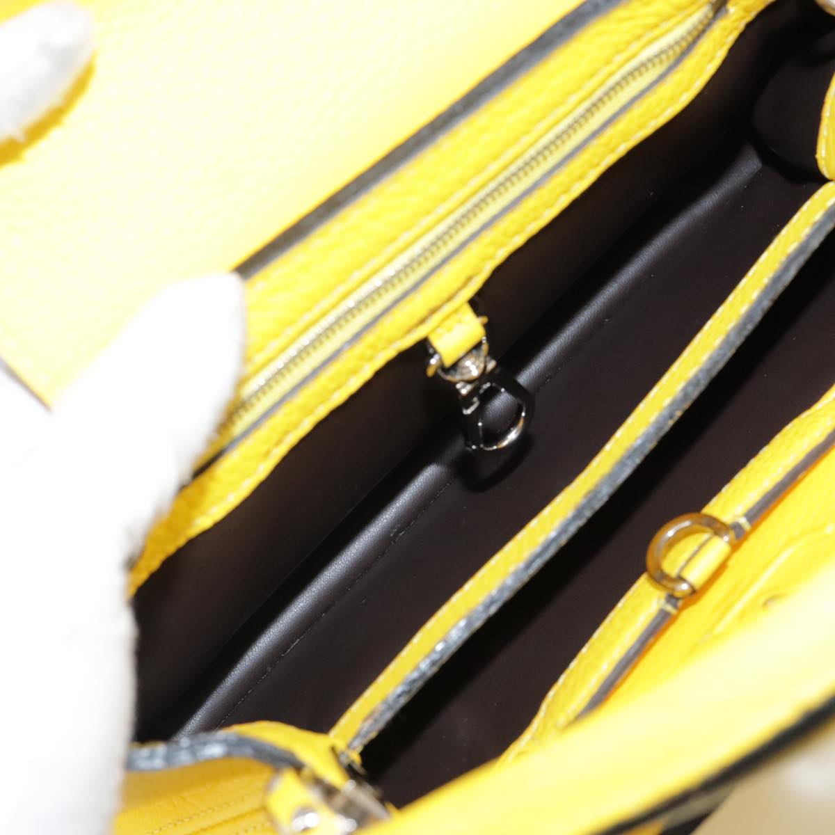 LOUIS VUITTON Capusine BB Bag Taurillon Leather 2way Yellow M59434 106437