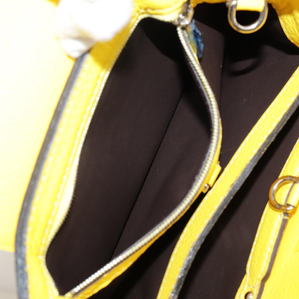 LOUIS VUITTON Capusine BB Bag Taurillon Leather 2way Yellow M59434 106437