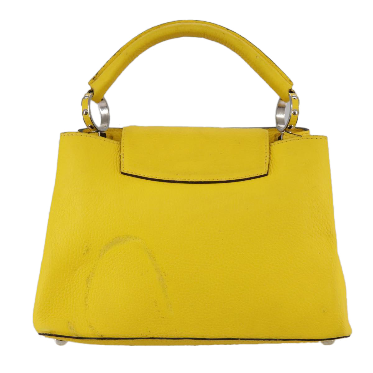 LOUIS VUITTON Capusine BB Bag Taurillon Leather 2way Yellow M59434 106437