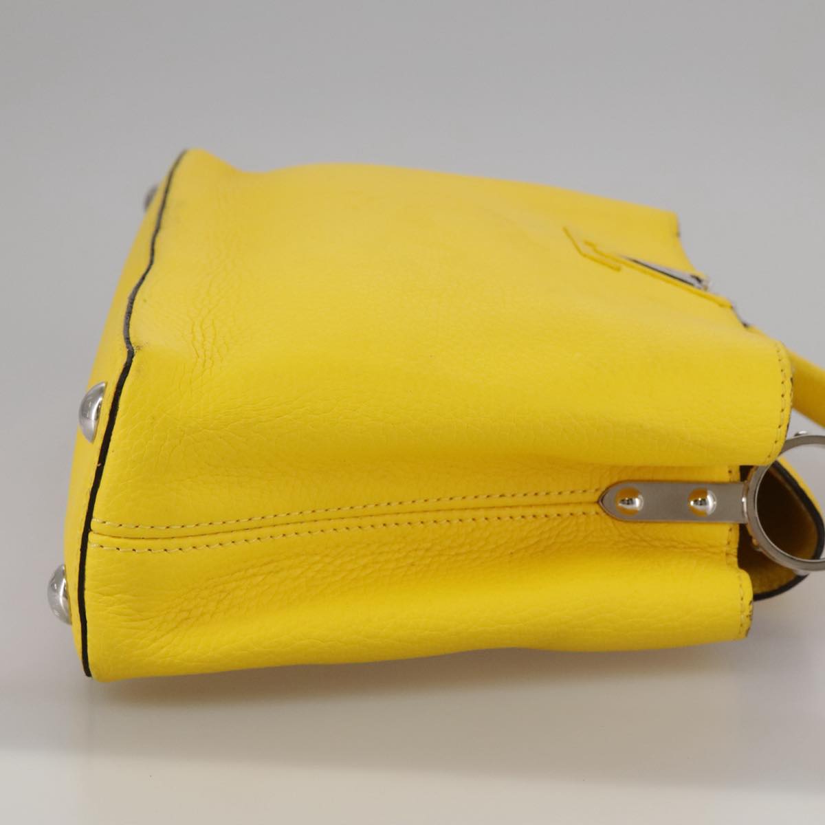 LOUIS VUITTON Capusine BB Bag Taurillon Leather 2way Yellow M59434 106437