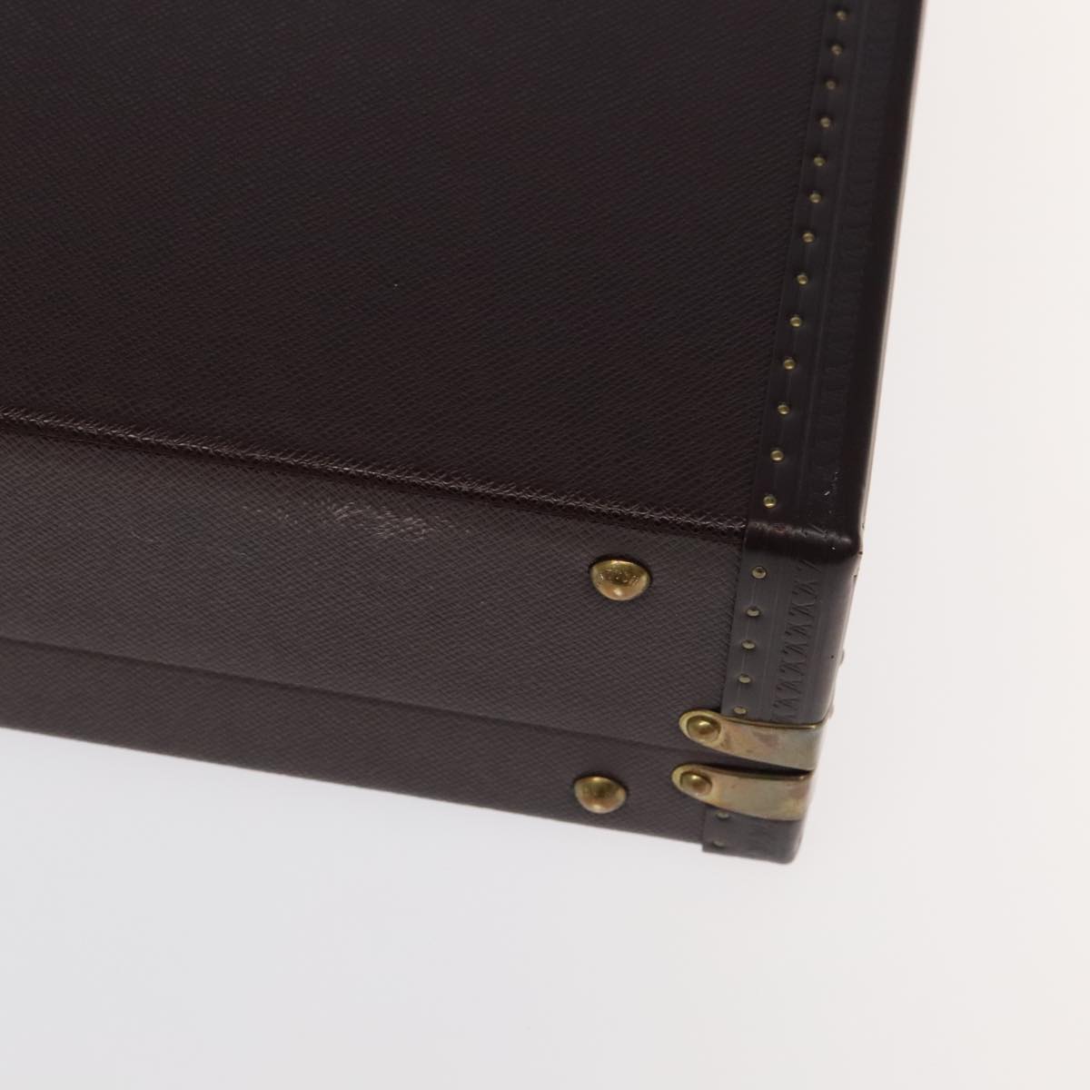 LOUIS VUITTON Taiga Leather Diplomat Trunk SPO Acajou M30016 LV 106438S