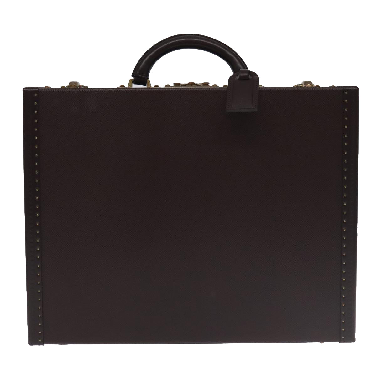LOUIS VUITTON Taiga Leather Diplomat Trunk SPO Acajou M30016 LV 106438S