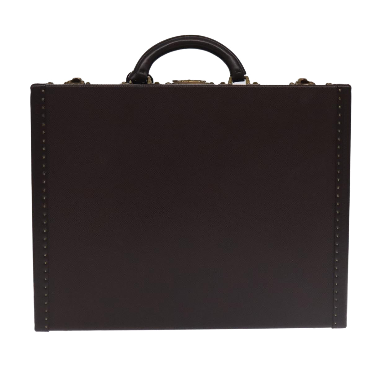 LOUIS VUITTON Taiga Leather Diplomat Trunk SPO Acajou M30016 LV 106438S
