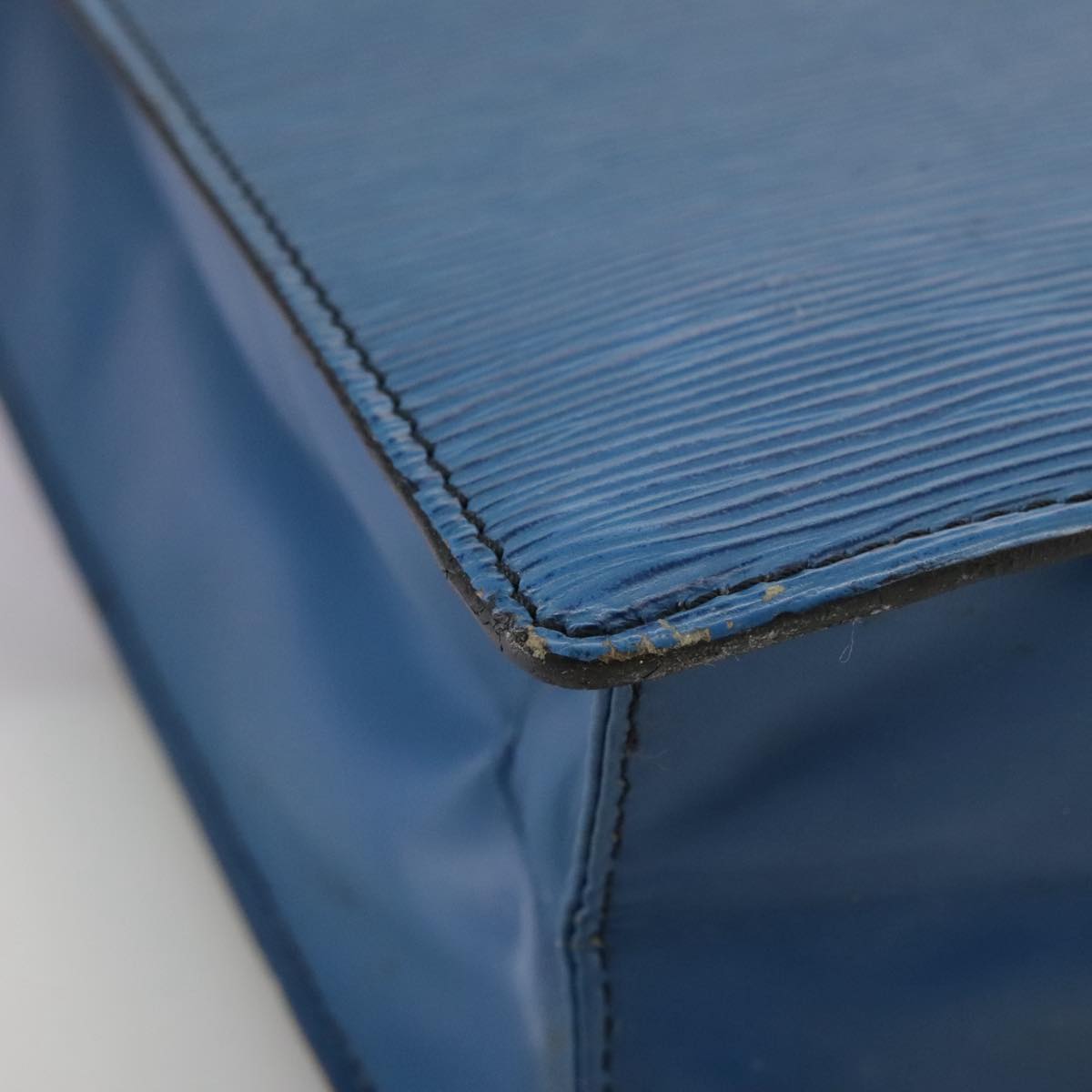LOUIS VUITTON Epi Sac Plat Hand Bag Blue M52075 LV 106541