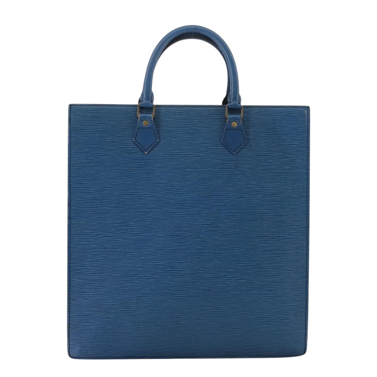 LOUIS VUITTON Epi Sac Plat Hand Bag Blue M52075 LV 106541