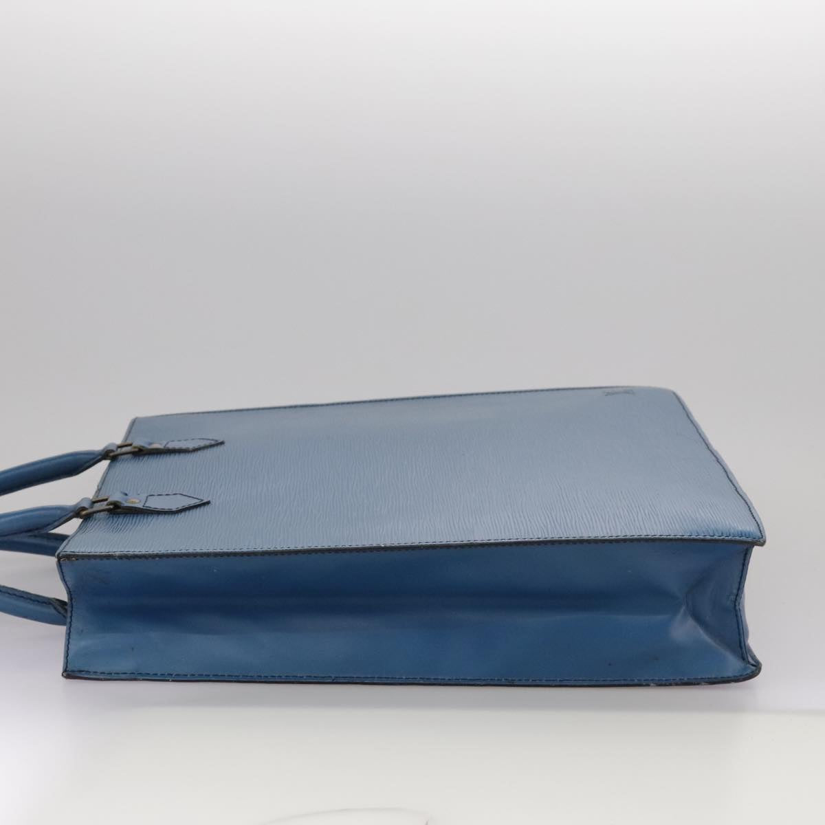 LOUIS VUITTON Epi Sac Plat Hand Bag Blue M52075 LV 106541