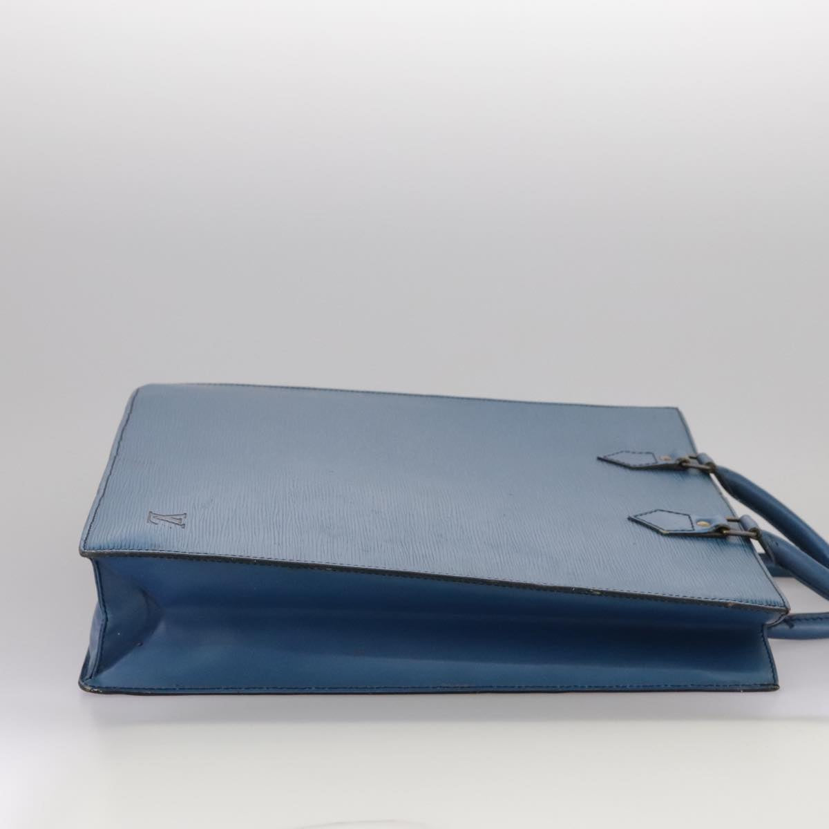 LOUIS VUITTON Epi Sac Plat Hand Bag Blue M52075 LV 106541