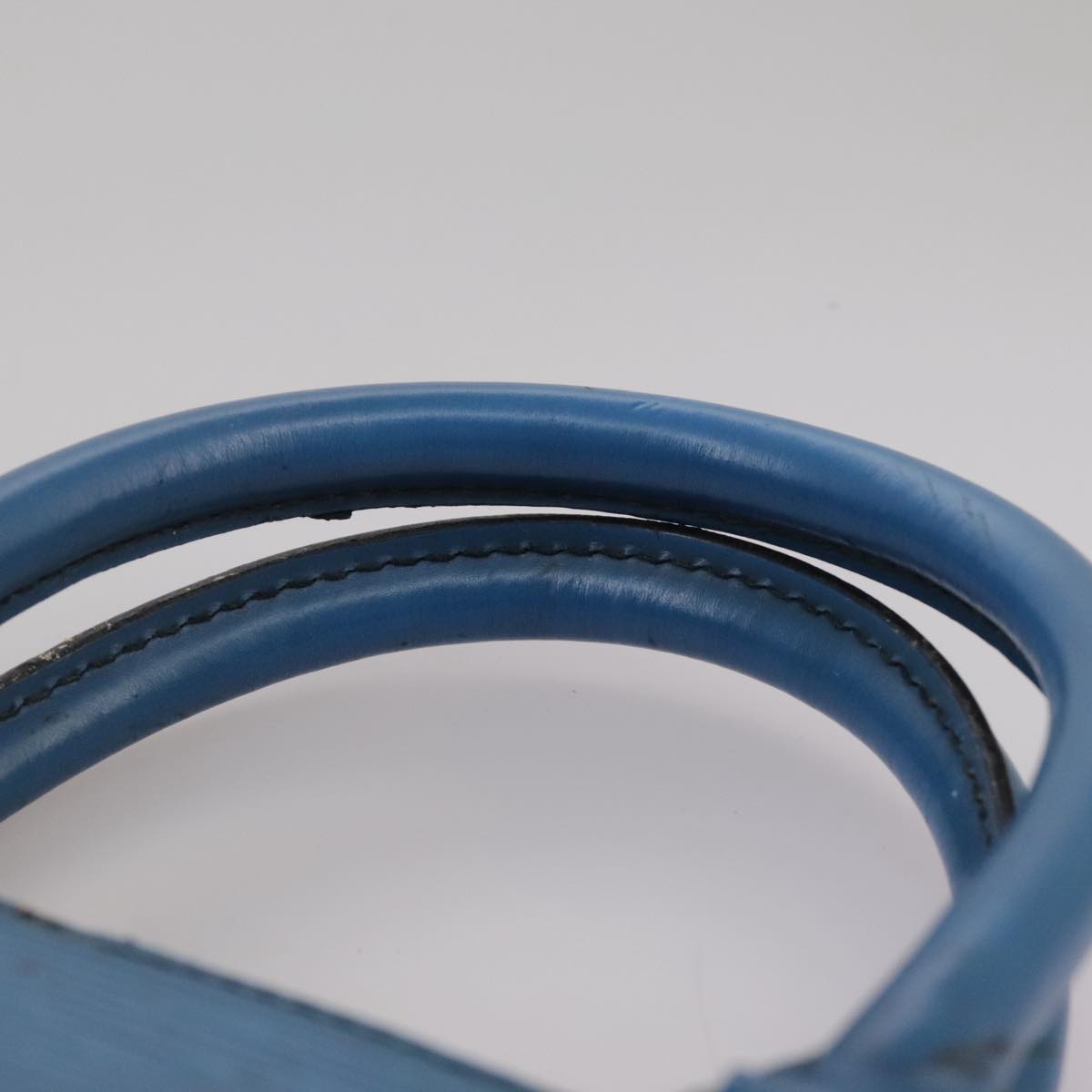 LOUIS VUITTON Epi Sac Plat Hand Bag Blue M52075 LV 106541
