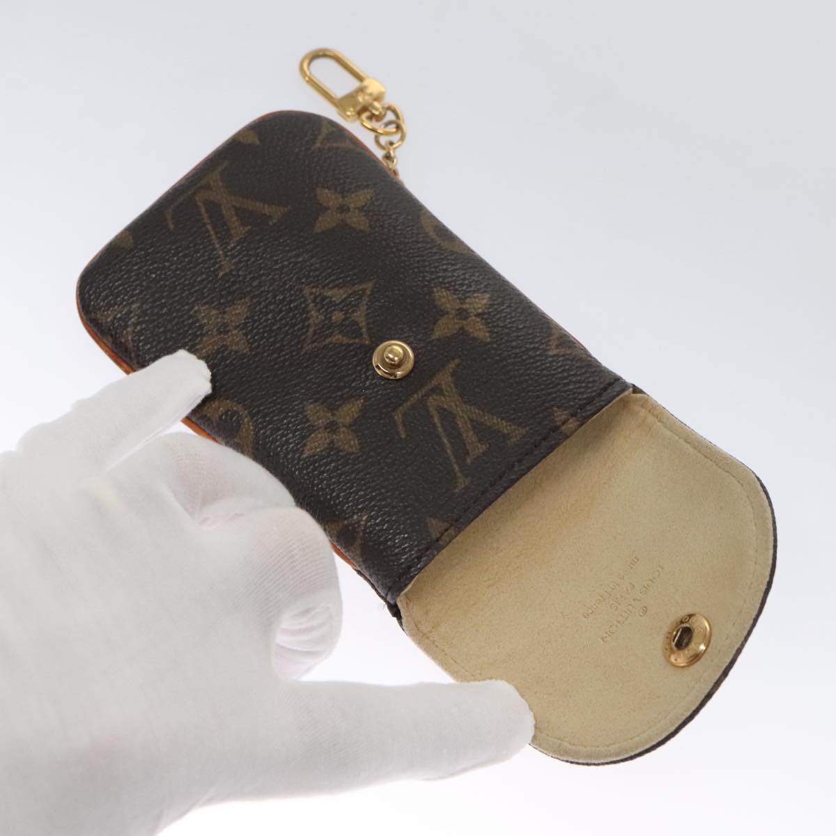 LOUIS VUITTON Monogram Etui Telephonne MM Cell Phone Case M66546 LV 106555