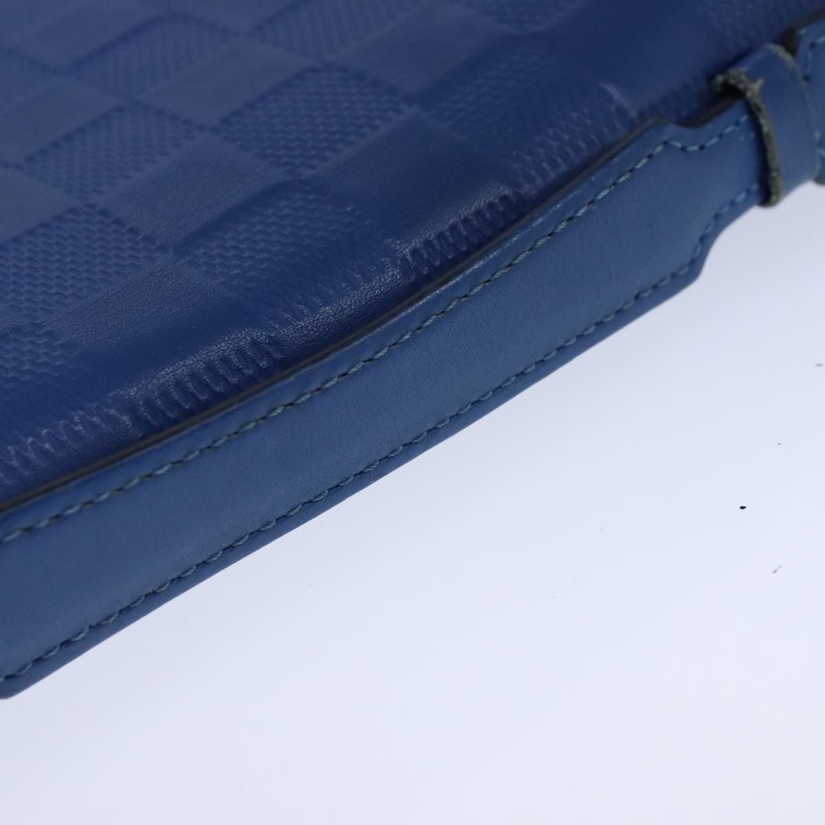 LOUIS VUITTON Damier Infini Organizer Atholl Bag Blue Neptune N41396 106584
