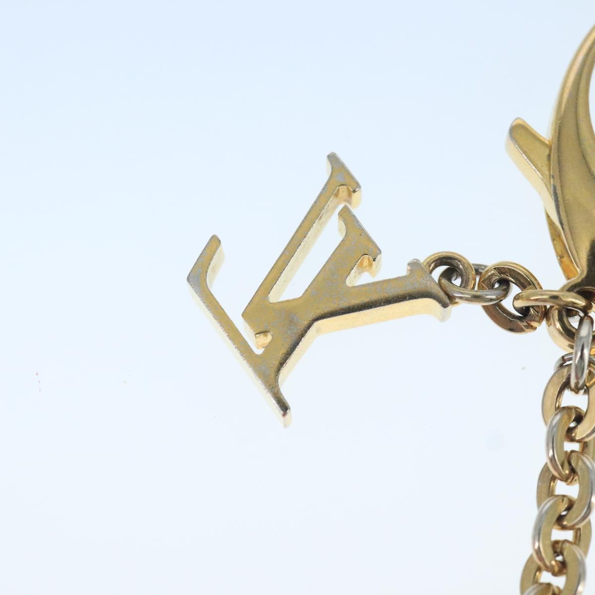 LOUIS VUITTON Hollow Flower Key Holder Gold M66975 LV 106635