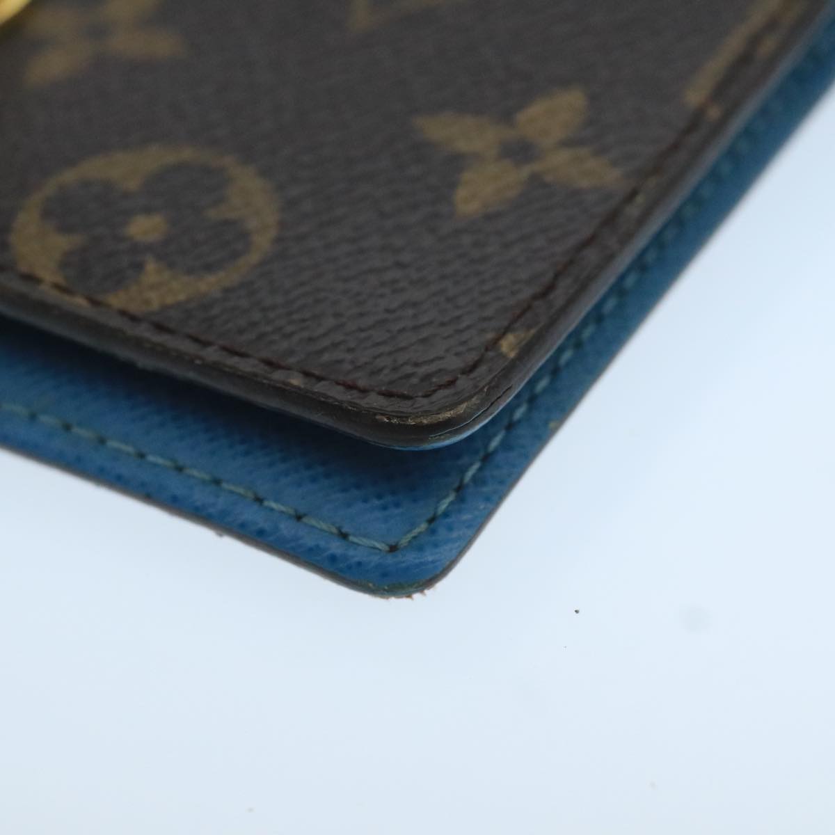LOUIS VUITTON Monogram Agenda Koala PM Day Cover Blue R21014 LV 106637