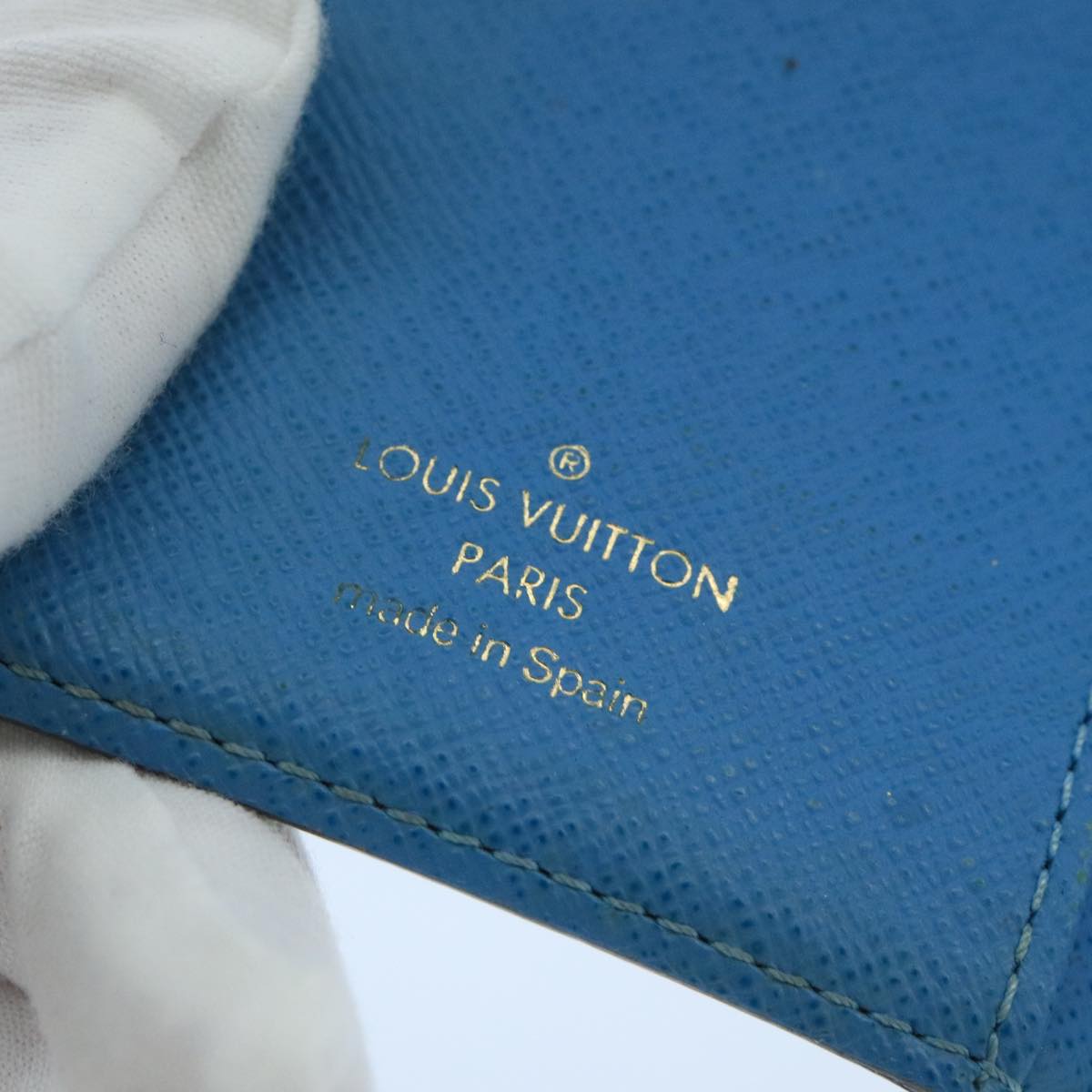 LOUIS VUITTON Monogram Agenda Koala PM Day Cover Blue R21014 LV 106637