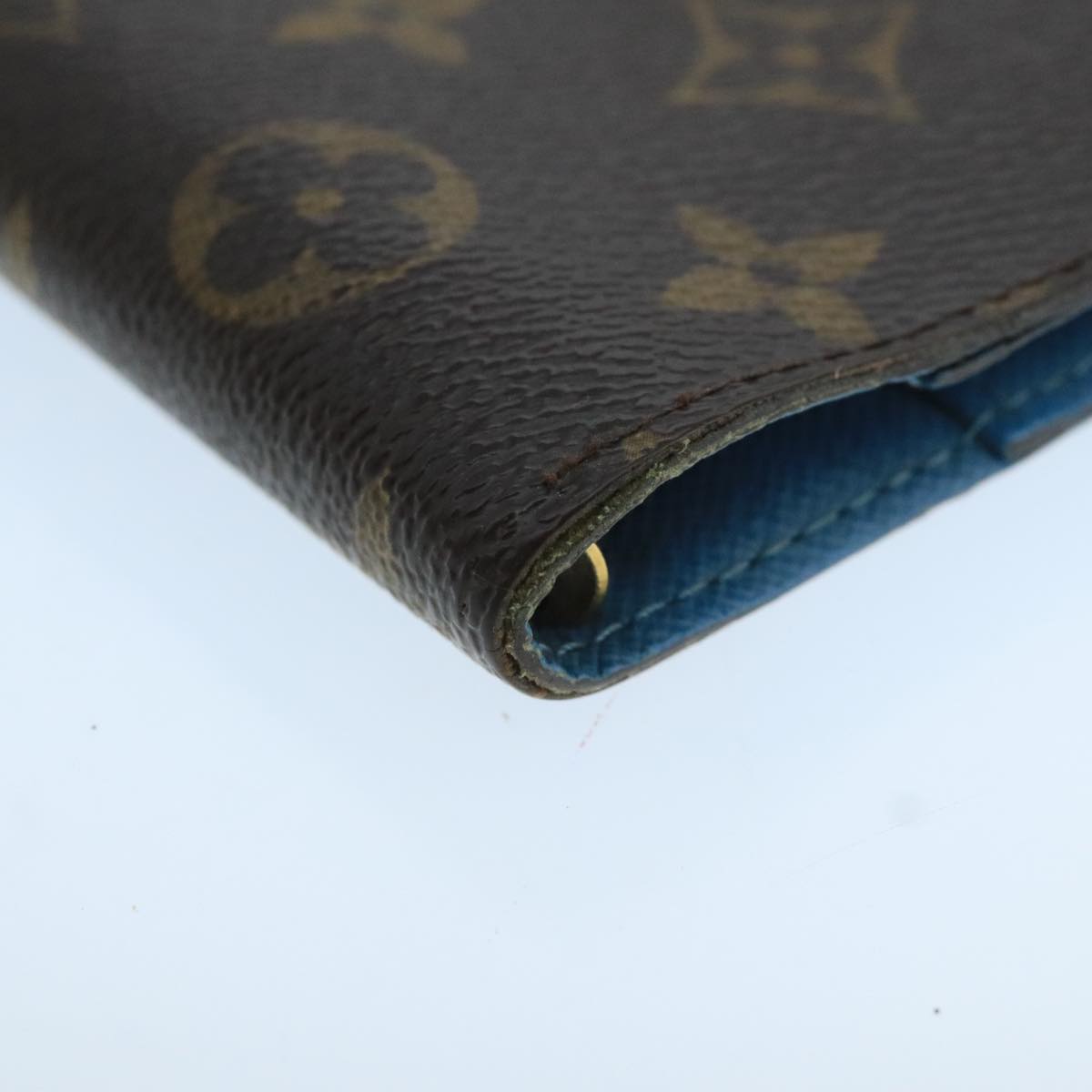 LOUIS VUITTON Monogram Agenda Koala PM Day Cover Blue R21014 LV 106637