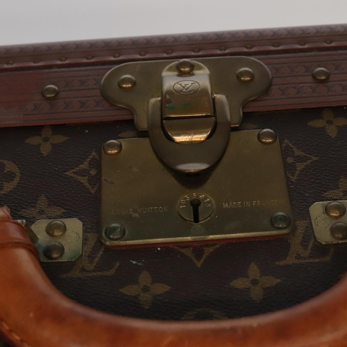 LOUIS VUITTON Monogram Alzer 80 Trunk M21222 LV 106639S