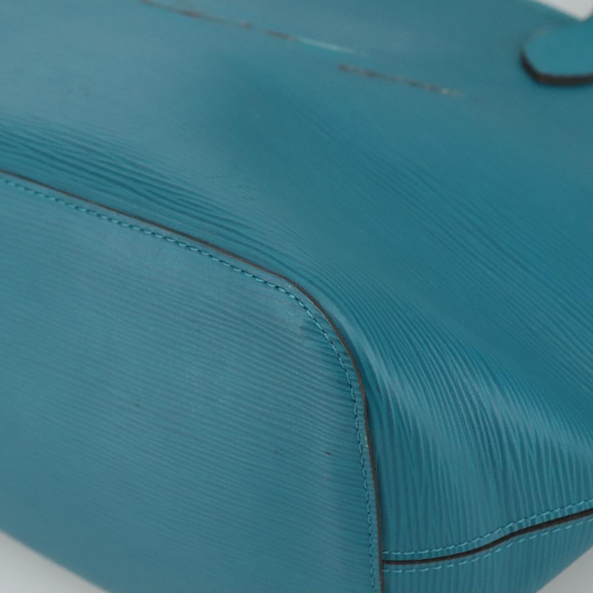 LOUIS VUITTON Epi Neverfull MM Tote Bag Cyan M40930 LV 106658