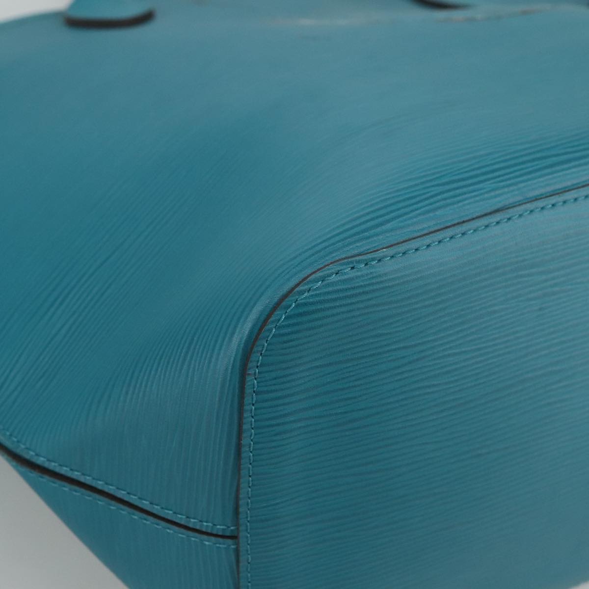 LOUIS VUITTON Epi Neverfull MM Tote Bag Cyan M40930 LV 106658