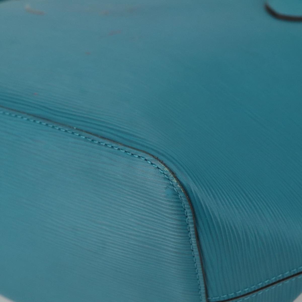 LOUIS VUITTON Epi Neverfull MM Tote Bag Cyan M40930 LV 106658