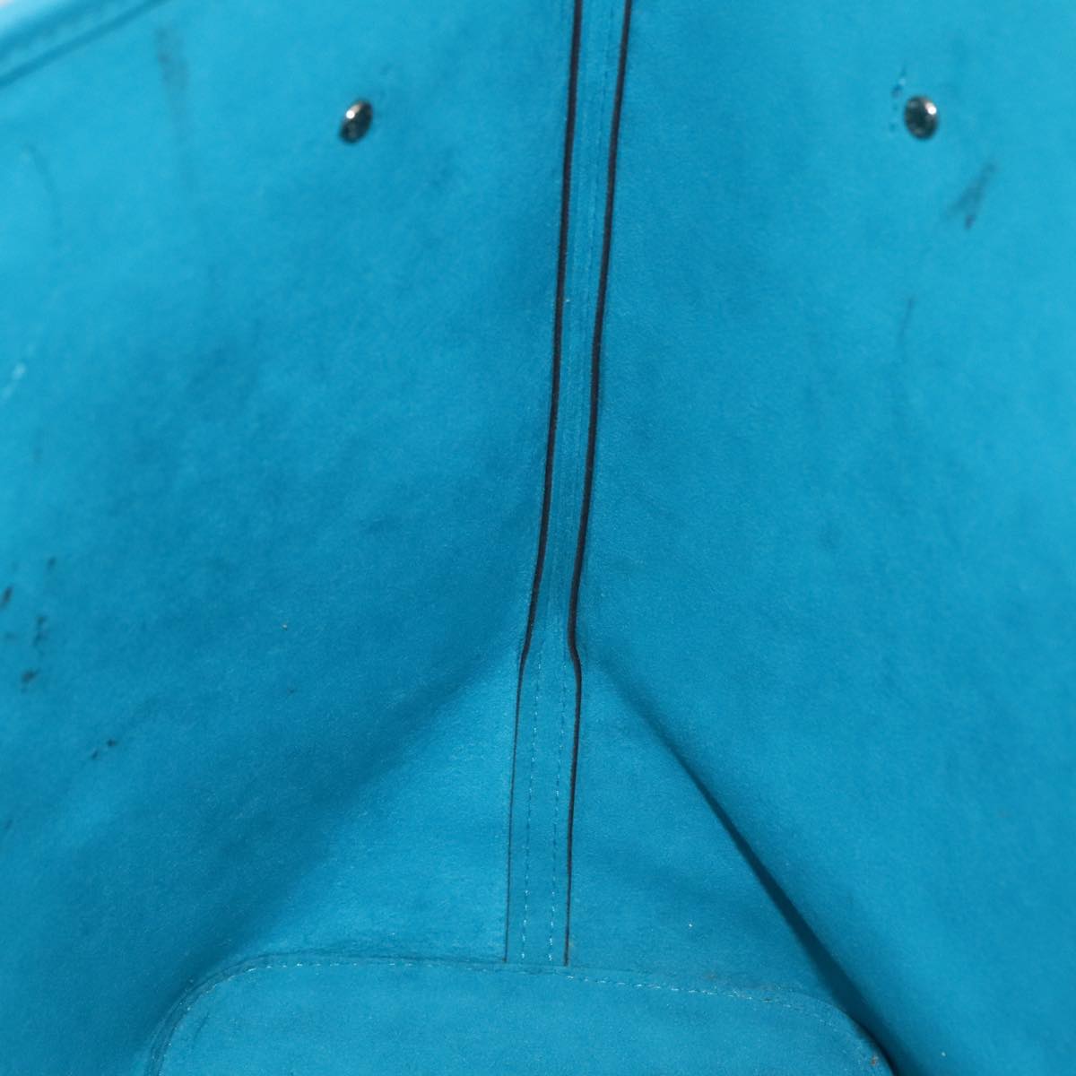LOUIS VUITTON Epi Neverfull MM Tote Bag Cyan M40930 LV 106658