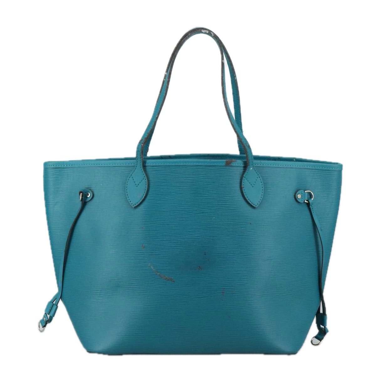 LOUIS VUITTON Epi Neverfull MM Tote Bag Cyan M40930 LV 106658
