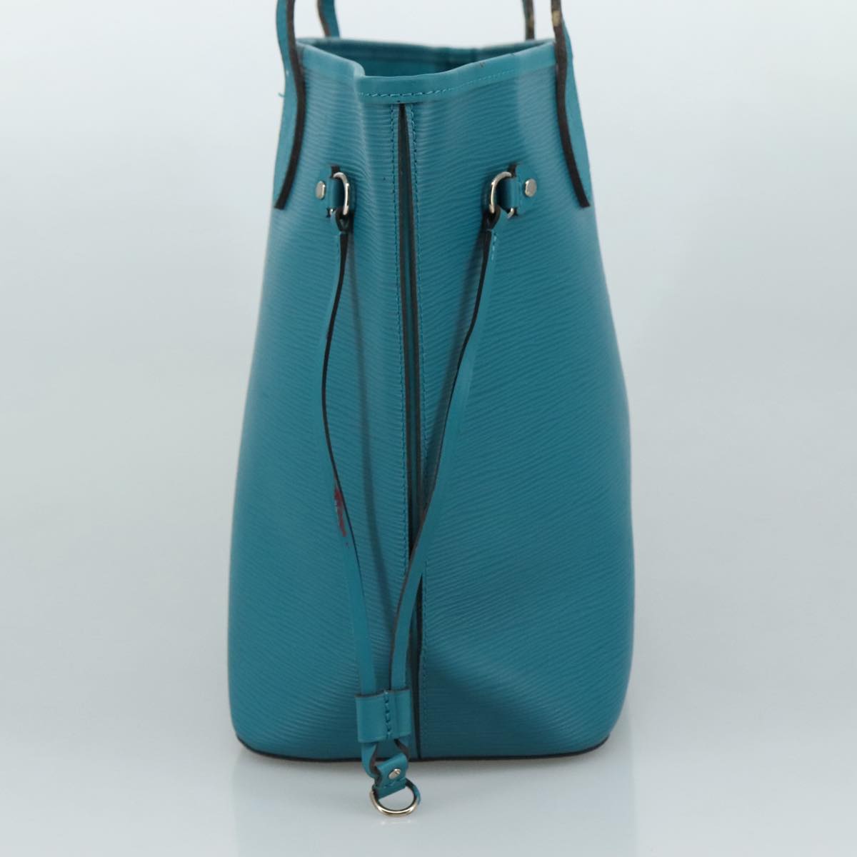LOUIS VUITTON Epi Neverfull MM Tote Bag Cyan M40930 LV 106658