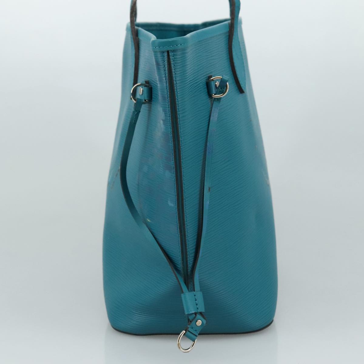 LOUIS VUITTON Epi Neverfull MM Tote Bag Cyan M40930 LV 106658