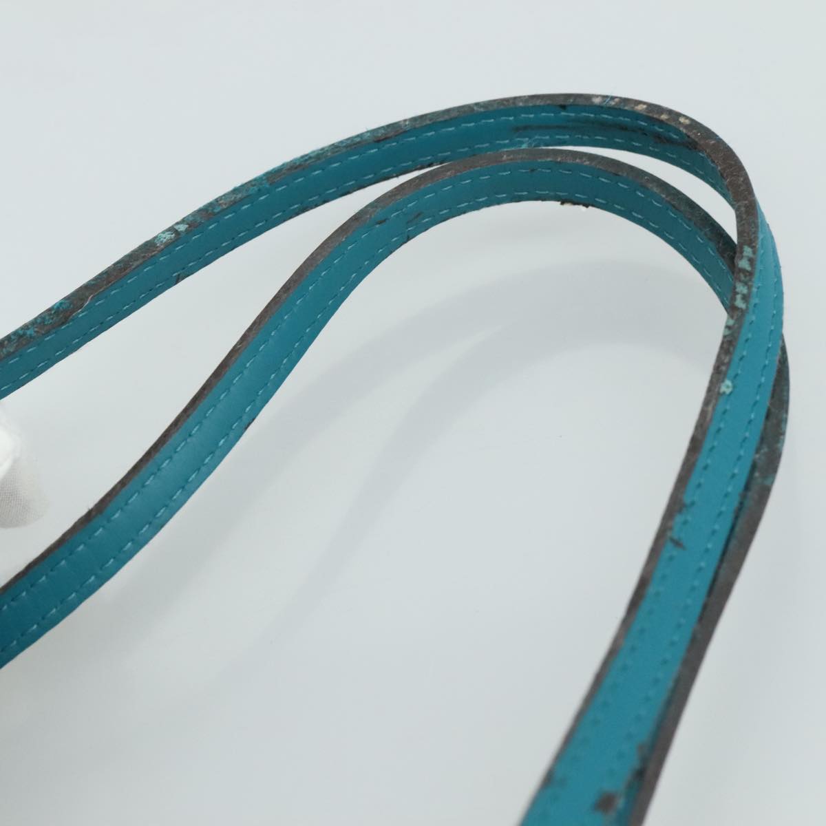 LOUIS VUITTON Epi Neverfull MM Tote Bag Cyan M40930 LV 106658
