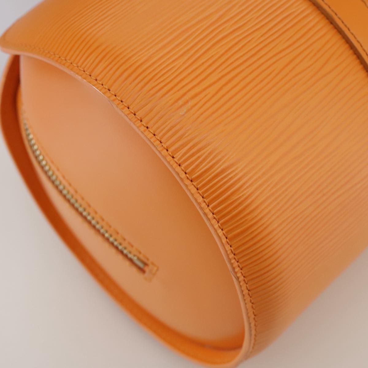 LOUIS VUITTON Epi Soufflot Hand Bag Orange Mandarin M5222H LV 106668