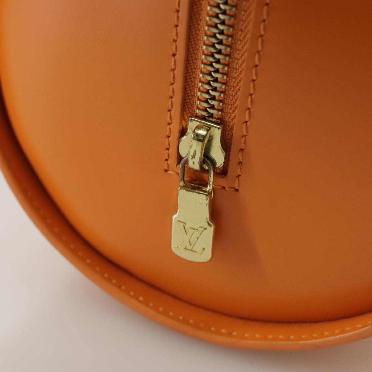LOUIS VUITTON Epi Soufflot Hand Bag Orange Mandarin M5222H LV 106668