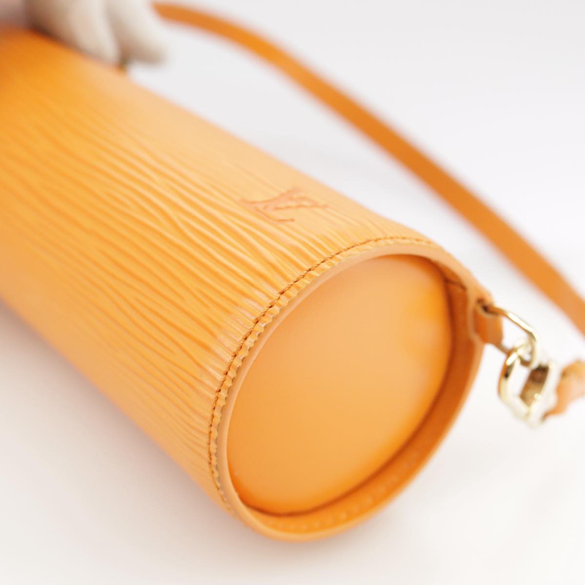 LOUIS VUITTON Epi Soufflot Hand Bag Orange Mandarin M5222H LV 106668