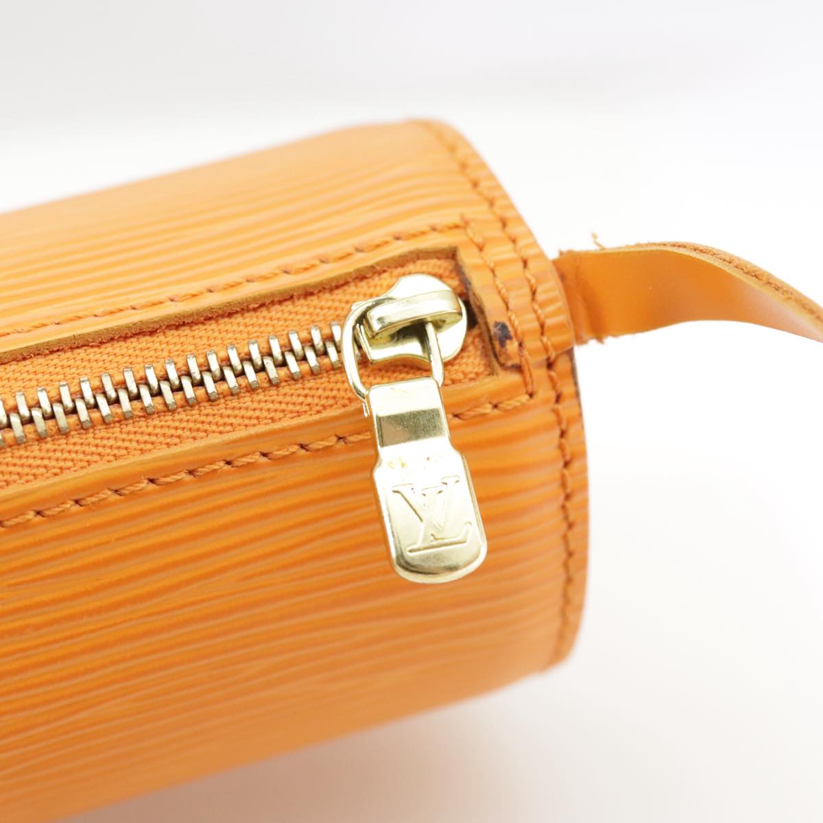 LOUIS VUITTON Epi Soufflot Hand Bag Orange Mandarin M5222H LV 106668