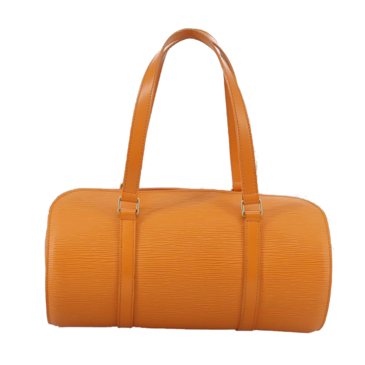 LOUIS VUITTON Epi Soufflot Hand Bag Orange Mandarin M5222H LV 106668