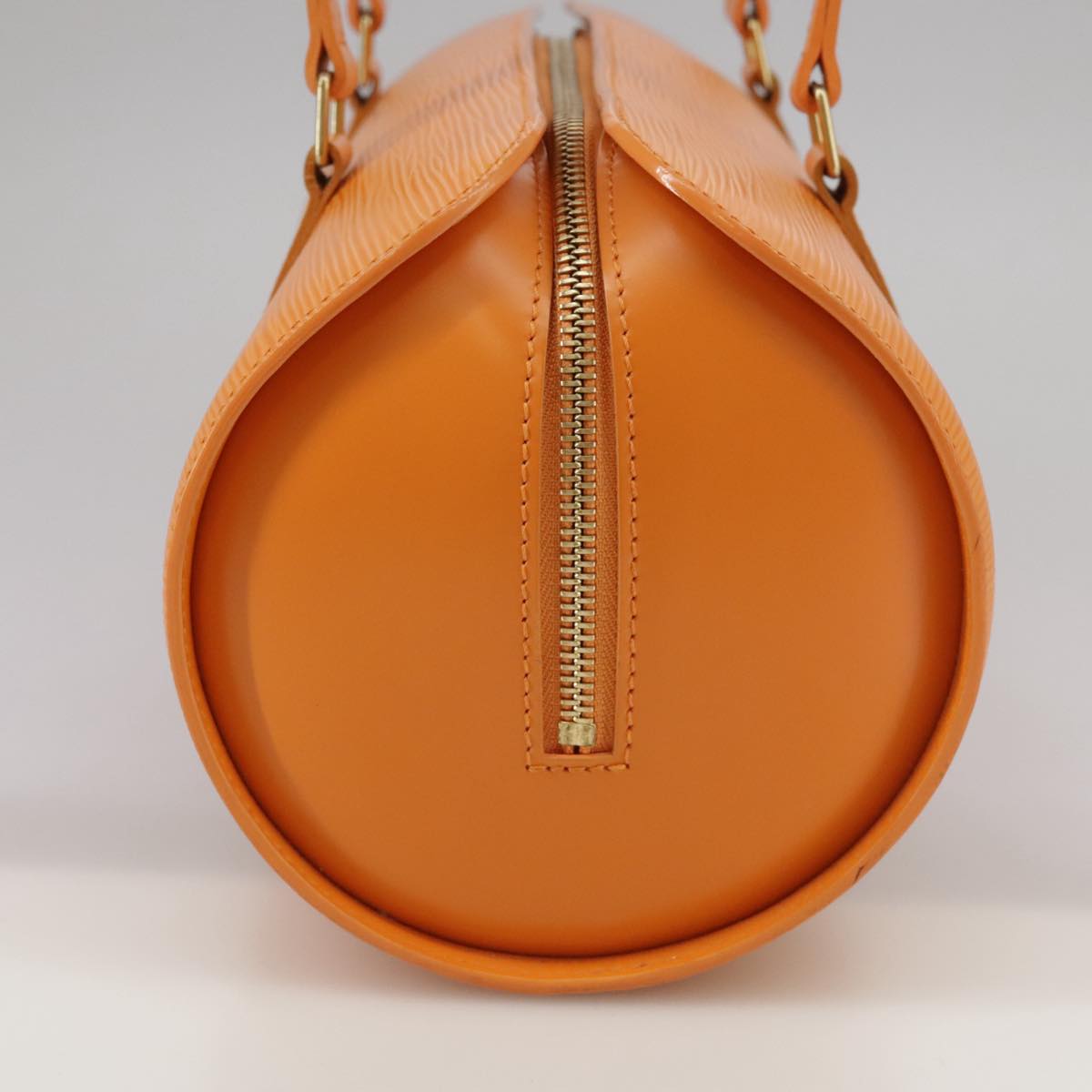 LOUIS VUITTON Epi Soufflot Hand Bag Orange Mandarin M5222H LV 106668