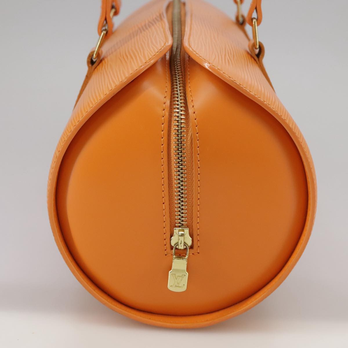 LOUIS VUITTON Epi Soufflot Hand Bag Orange Mandarin M5222H LV 106668