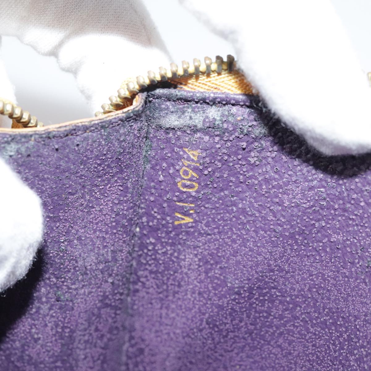 LOUIS VUITTON Epi Pochette Accessoires Pouch Yellow M52989 LV 106689