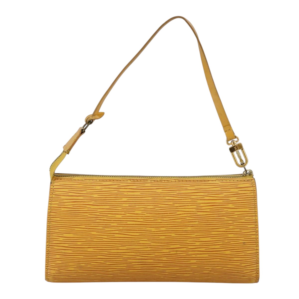LOUIS VUITTON Epi Pochette Accessoires Pouch Yellow M52989 LV 106689
