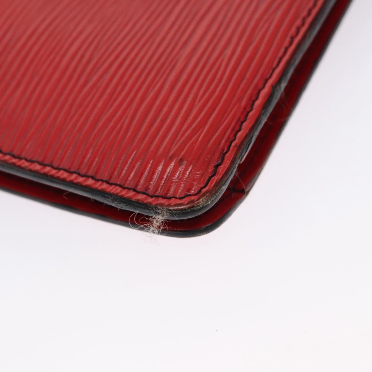 LOUIS VUITTON Epi Montaigne 23 Clutch Bag Red M52667 LV 106705