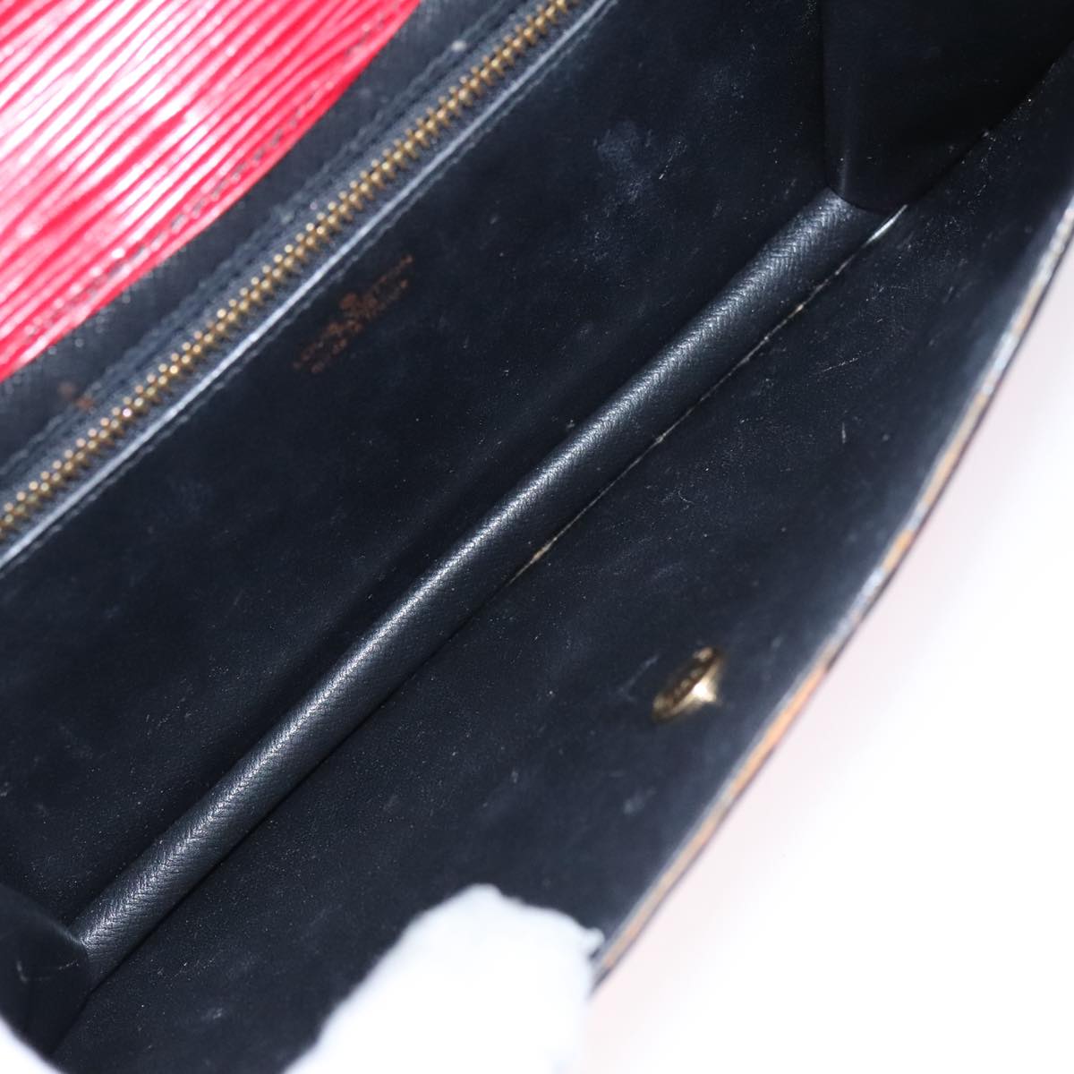 LOUIS VUITTON Epi Montaigne 23 Clutch Bag Red M52667 LV 106705