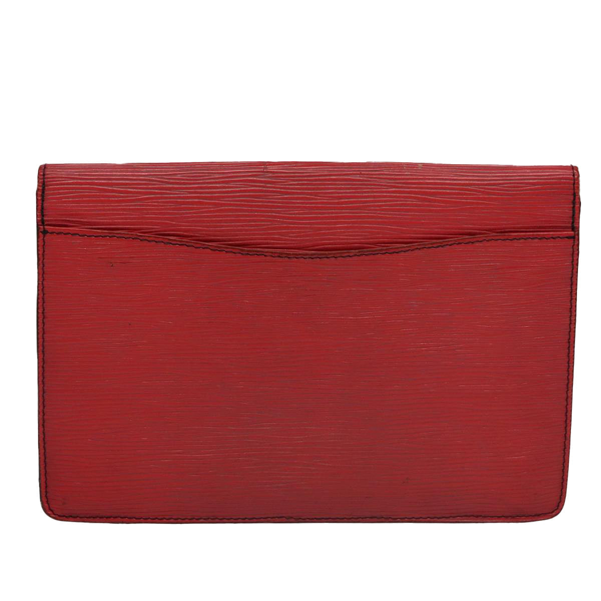 LOUIS VUITTON Epi Montaigne 23 Clutch Bag Red M52667 LV 106705