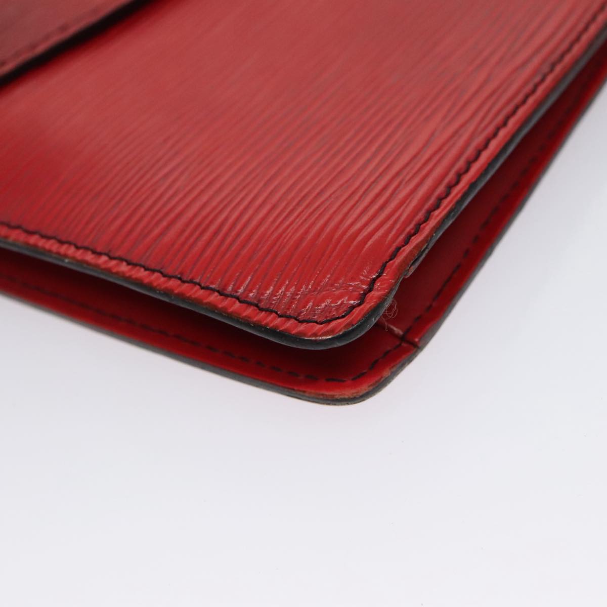 LOUIS VUITTON Epi Montaigne 23 Clutch Bag Red M52667 LV 106705
