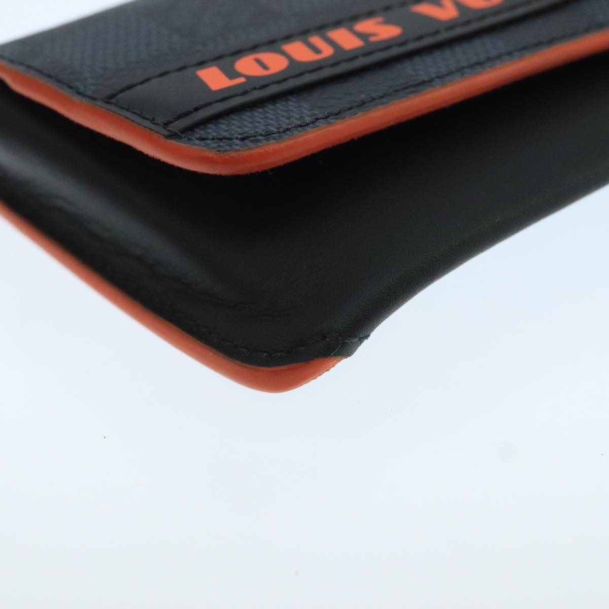 LOUIS VUITTON Damier Cobalt Etui Lunette Woody Glasses Case GI0380 106715