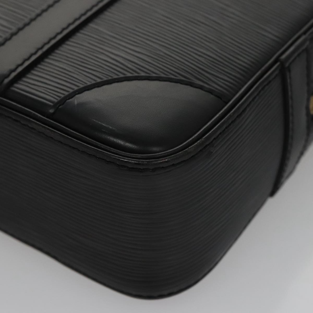 LOUIS VUITTON Epi Hand Bag SPO Black LV 106723A