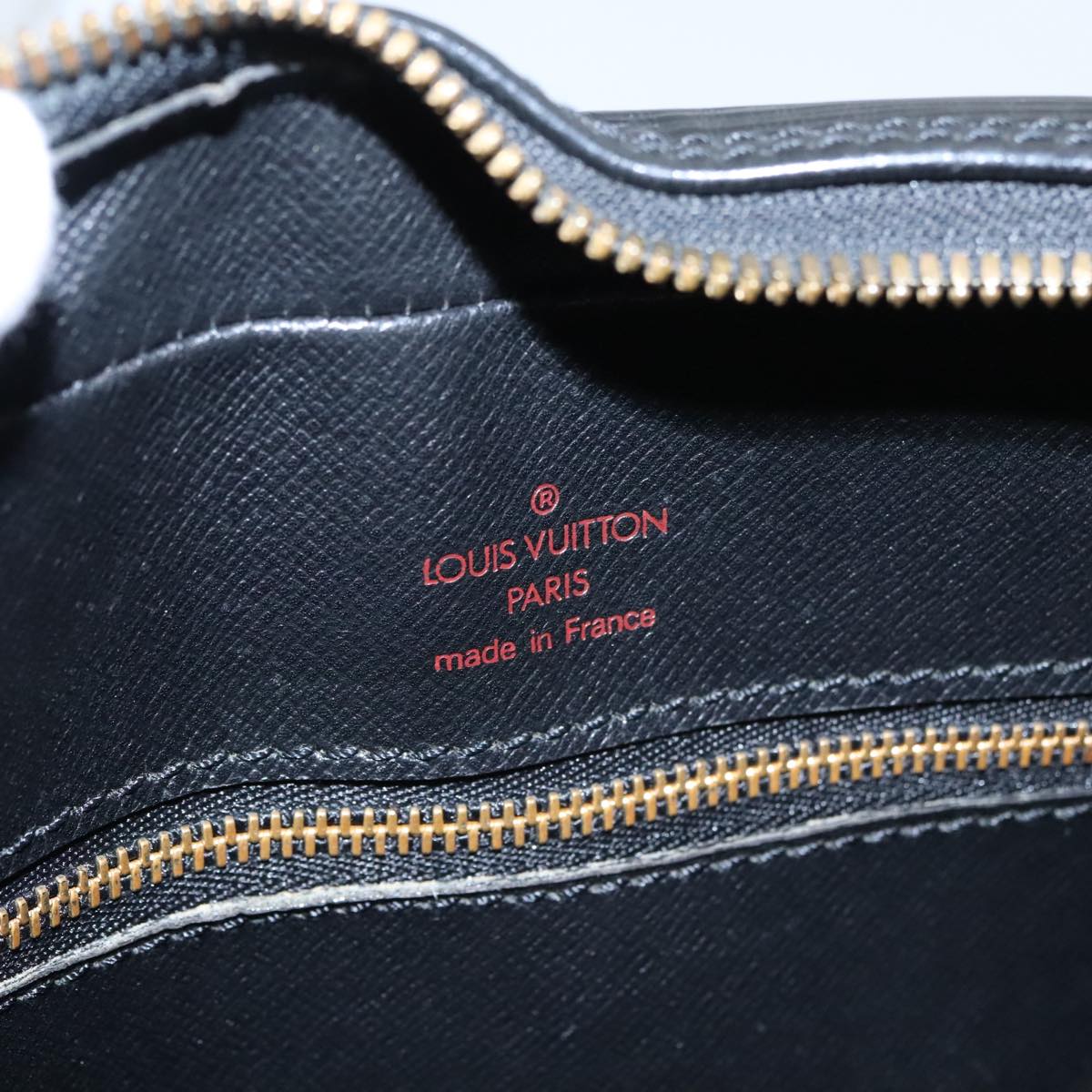 LOUIS VUITTON Epi Hand Bag SPO Black LV 106723A