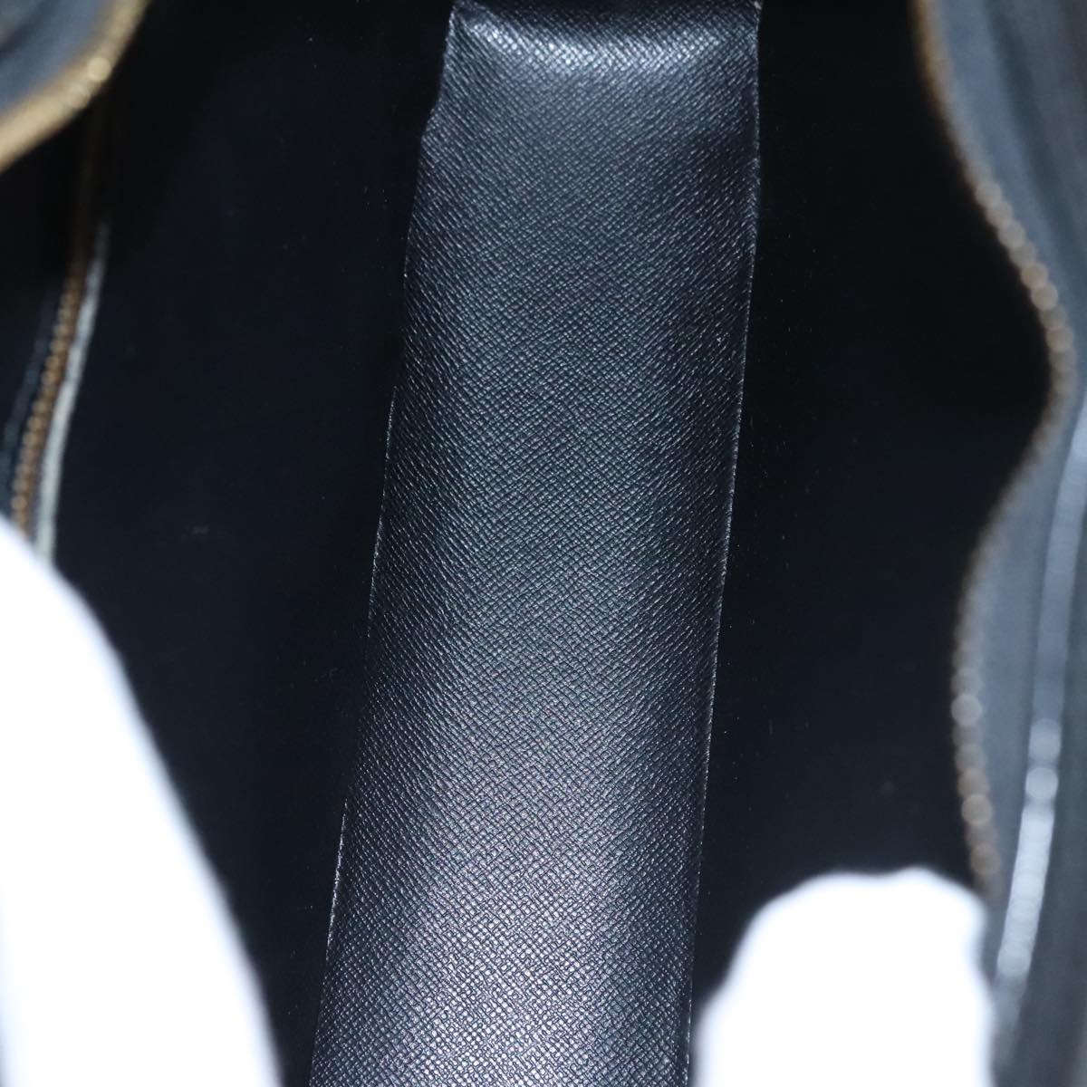 LOUIS VUITTON Epi Hand Bag SPO Black LV 106723A