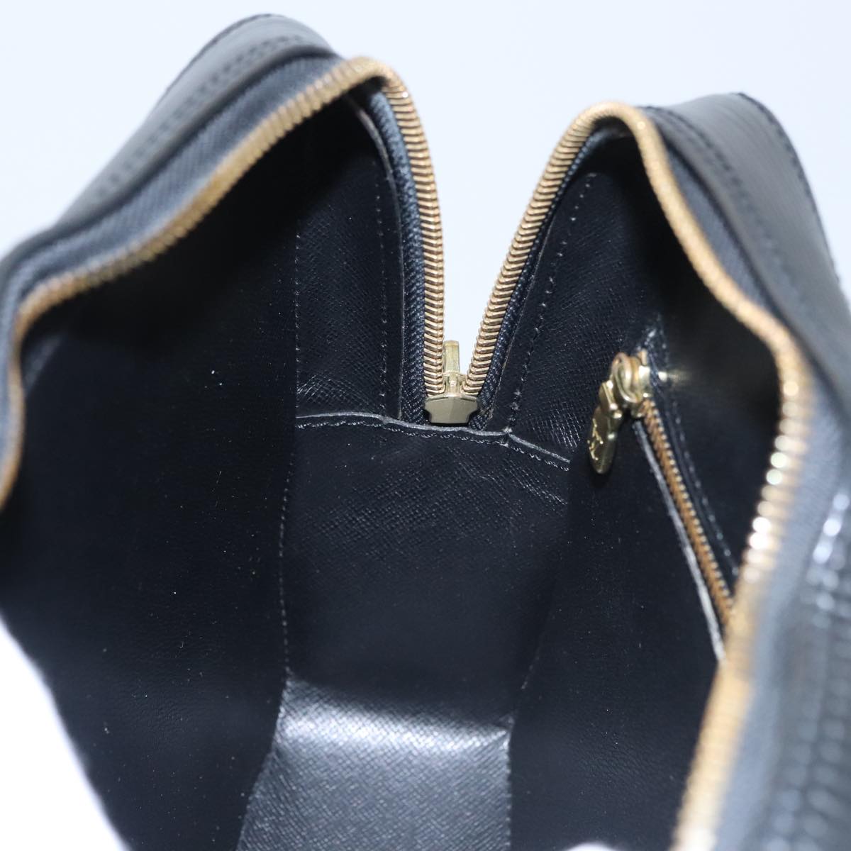 LOUIS VUITTON Epi Hand Bag SPO Black LV 106723A