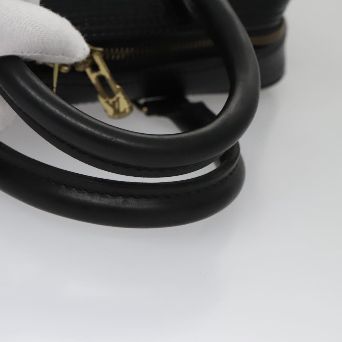 LOUIS VUITTON Epi Hand Bag SPO Black LV 106723A