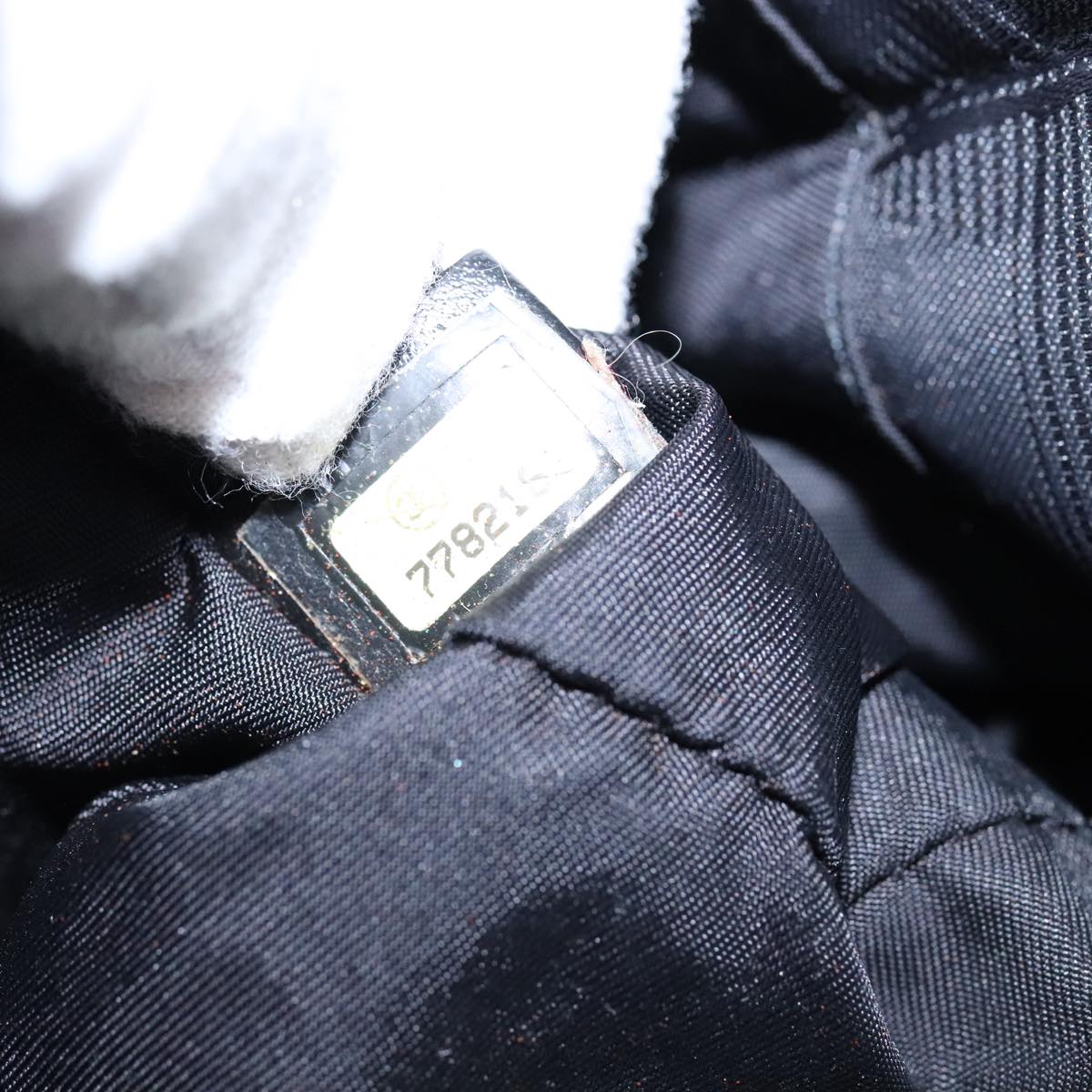 CHANEL New travel line Tote Bag Nylon Leather Black CC 106833